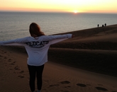 Rachel Christensen, who is studying economics and Spanish, takes in a sunset on the coast of Chile. Rachel Christensen, who is studying economics and Spanish, takes in a sunset on the coast of Chile.
